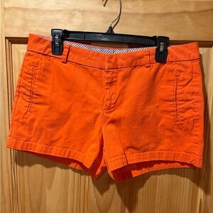 Stylus women’s Orange Flat front mid rise Shorts